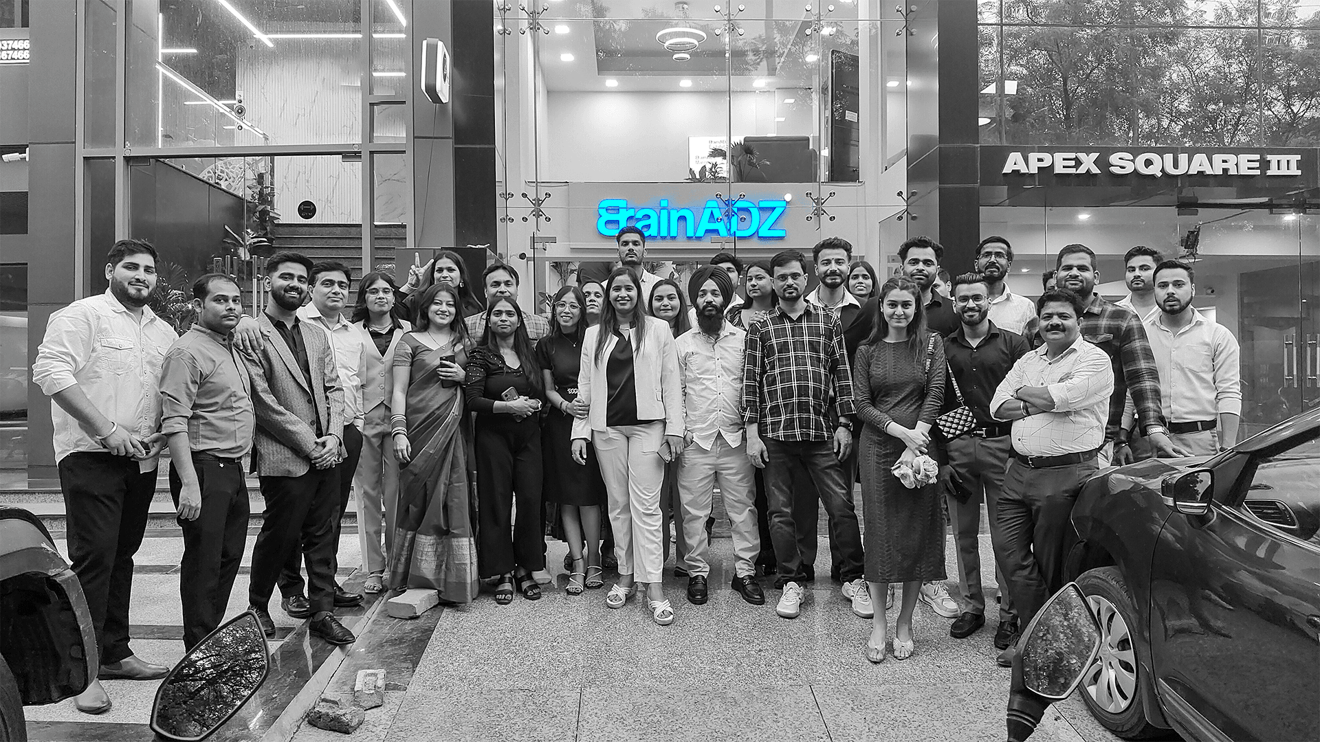 BrainADZ Marketing team collaborating