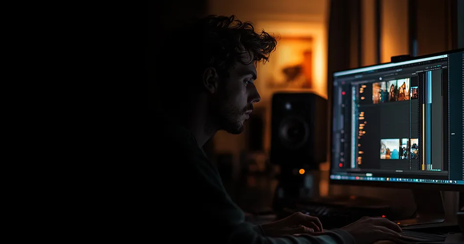 Reel editing team and creative workspace at BrainADZ