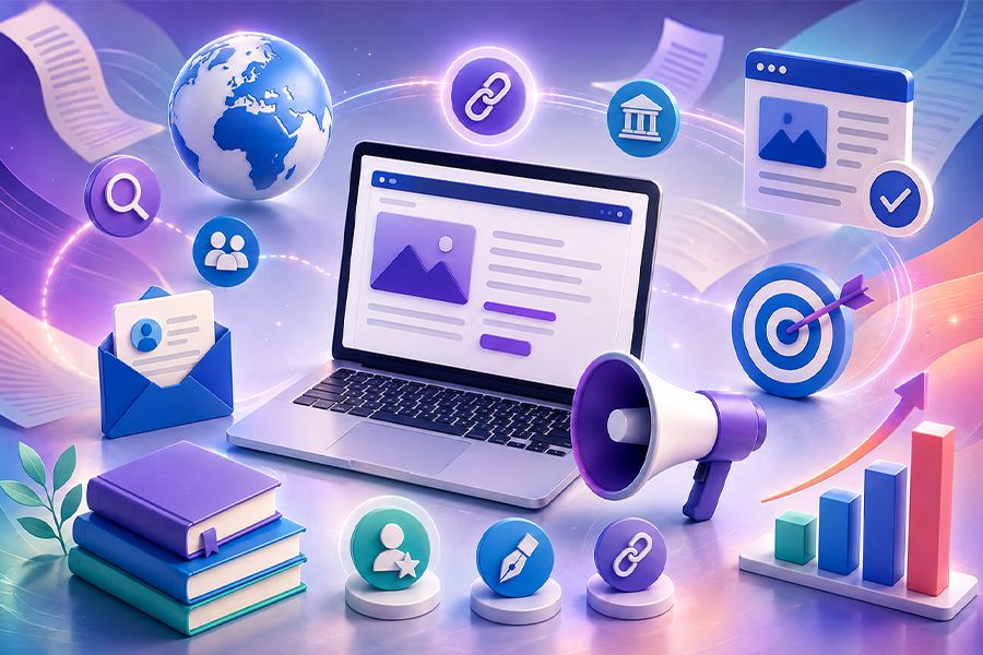 Editorial link outreach campaign with publisher research and personalised communication